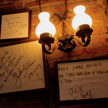 Vista de la ambientación de Entre Amigos