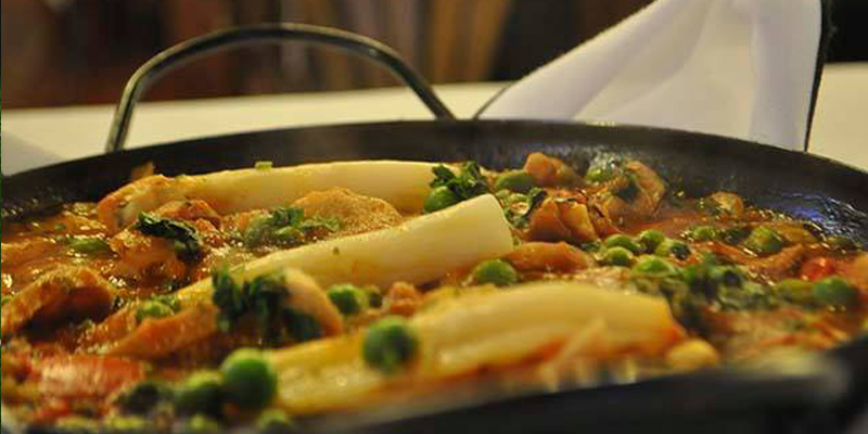 Uno de los platos mas pedidos,Cazuela de mariscos